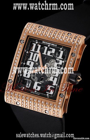 Richard Mille RM-16 ROSE GOLD w/ DIAMOND AUTOMATIC ULTRA FLAT - LIMITED ED