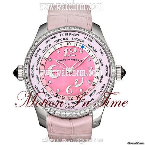 Girard Perregaux WORLD TIME LADIES' DIAMOND WW.TC STAINLESS STEEL