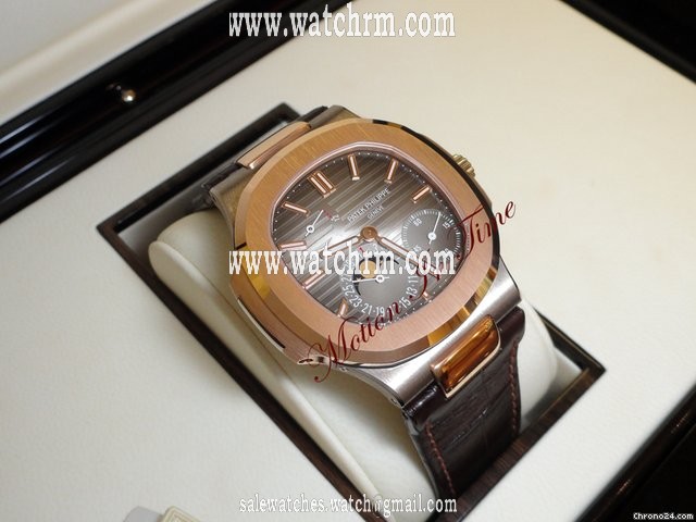 Patek Philippe 5712GR EXTREMELY RARE NAUTILUS ROSE & WHITE GOLD LIMITED ED.