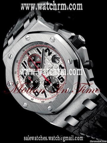 Audemars Piguet "PANDA" ROYAL OAK OFFSHORE THEMES STAINLESS STEEL