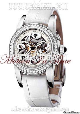 Girard Perregaux SMALL CHRONOGRAPH LADIES' DIAMOND SKELETON NEW