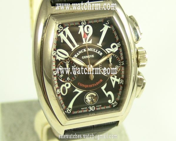 replica Franck Muller Conquistador 18 Krt. Wei gold Special Price WATCHES 1 