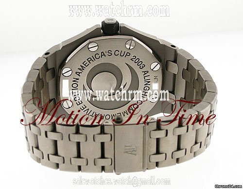 replica Audemars Piguet "ALINGHI AMERICAS CUP 2003" ROYAL OAK OFFSHORE DUAL TIME NEW WATCHES 1 