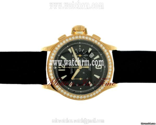 replica Jaeger-LeCoultre MASTER COMPRESSOR LADIES' CHRONOGRAPH ROSE GOLD DIAMOND NEW WATCHES 1 