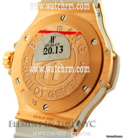 replica Hublot Big Bang 38mm Gold White Diamonds Quartz WATCHES 1 