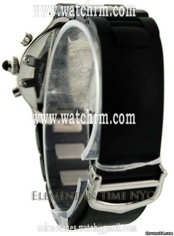 replica Cartier Must 21 Chronograph Steel/Rubber WATCHES 1 