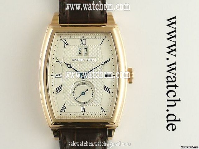 Breguet Heritage Gro datum 18kt Rosegold 41x35mm