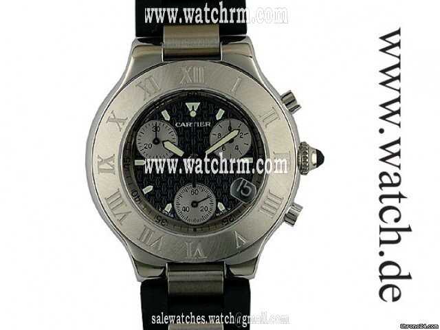 Cartier Montres 21 Chronograph Kautschuk 38mm