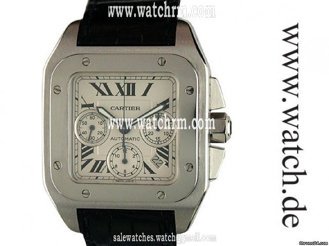 Cartier Santos 100 Chronograph GM gro es Modell 54x41mm