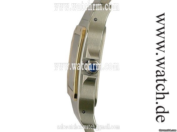 replica Cartier Santos Galbee Automatic XL gro es Modell Stahl/Gelbgold 45x32mm WATCHES 1 