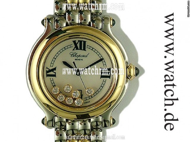 Chopard Happy Sport Diamond Stahl/Gelbgold 32mm