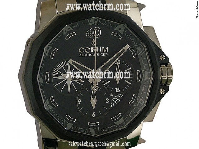 Corum Admirals Cup Chrono Sport Titan/Kautschuk 48mm