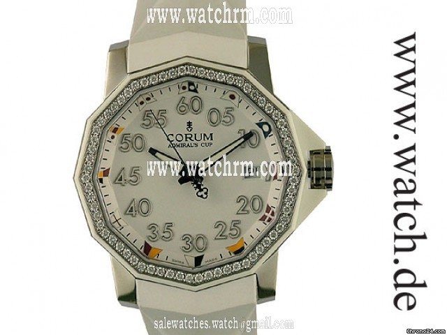 Corum Admirals Cup Competition 40 Diamond Kautschuk 40mm