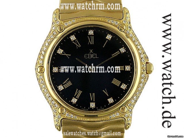 Ebel Classic Senior Gelbgold Diamond 34mm