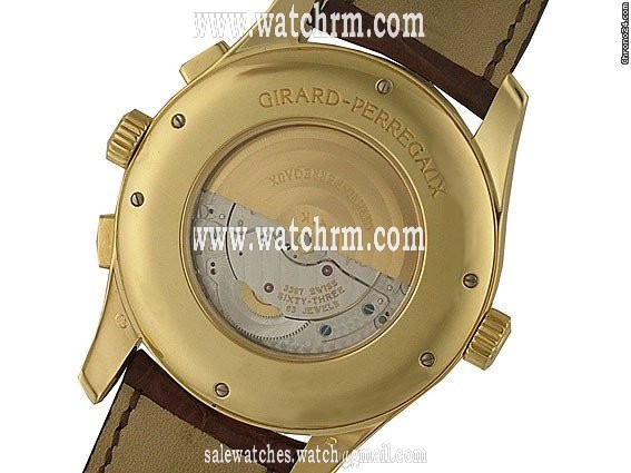 replica Girard Perregaux WW.TC Weltzeit Chronograph 18kt Gelbgold 43mm Ungetragen WATCHES 1 