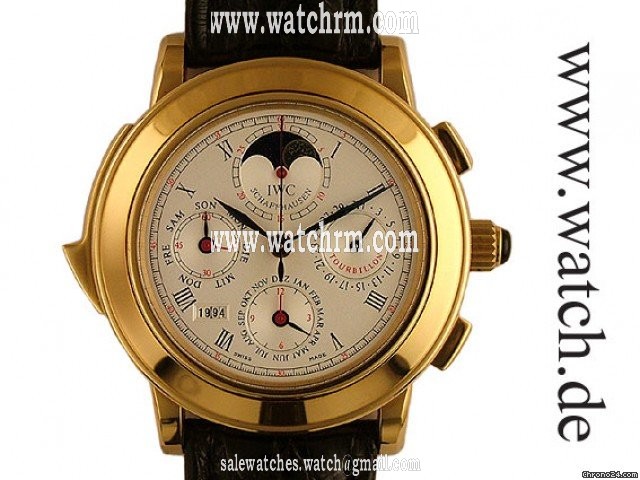 IWC Destriero Scafusia Komplikation m.Tourbillon Rosegold 42mm Referenz 1868 Limitiert ungetragen