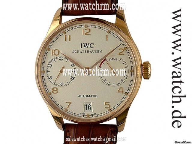 IWC Portugieser Automatik 7 Tage Gangreserve 18kt Rosegold 42mm