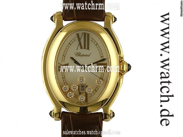 Chopard Happy Sport Gelbgold Diamond 40x29mm