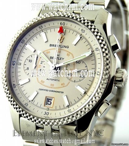 Breitling Bentley Mark VI Chrono White Dial Bracelet  P2636212/G611