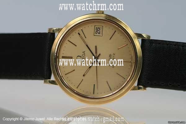 Omega DE VILLE QUARTZ EDELSTAHL / VERGOLDET