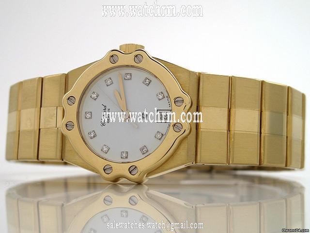replica Chopard Damen "ST. MORITZ" 750/- Gelbgold Quarz WATCHES 1 