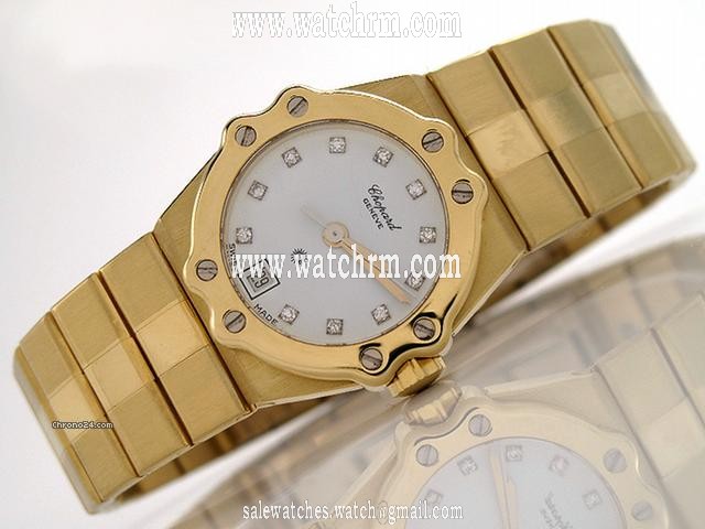 Chopard Damen "ST. MORITZ" 750/- Gelbgold Quarz