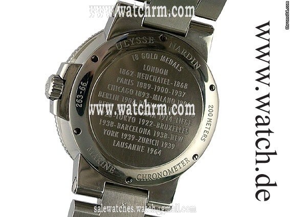 Ulysse Nardin Maxi Marine Chronometer Stahl 41mm WATCHES 2