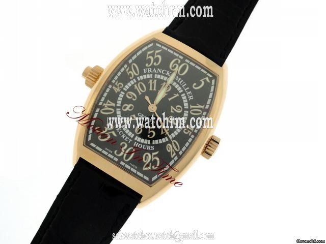 replica Franck Muller "SECRET HOURS II" ROSE GOLD 7880 AUTOMATIC - 2010 WATCHES 1 