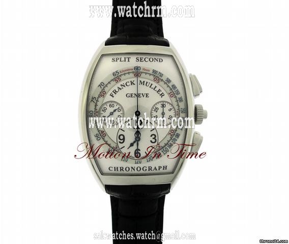 Franck Muller "SPLIT SECOND" CHRONOGRAPH STAINLESS STEEL ON STRAP