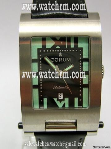 Corum Tabogan Automatik Leder schwarz