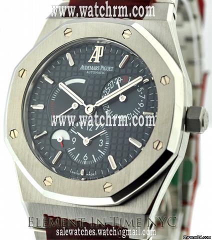 Audemars Piguet Royal Oak Dual Time Power Reserve Steel Blue Dial