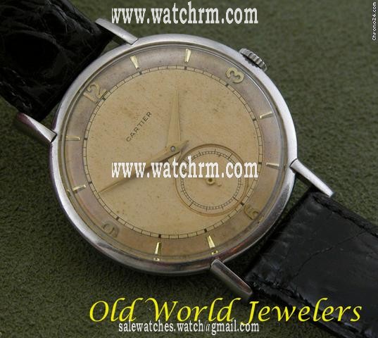 Cartier Vintage Large Stainless Steel