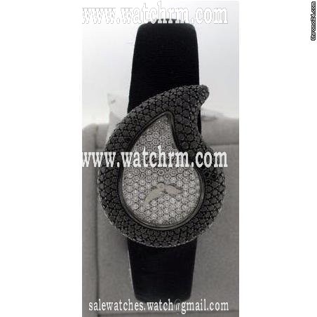 Chopard Casmir Ladies Black and White Diamonds