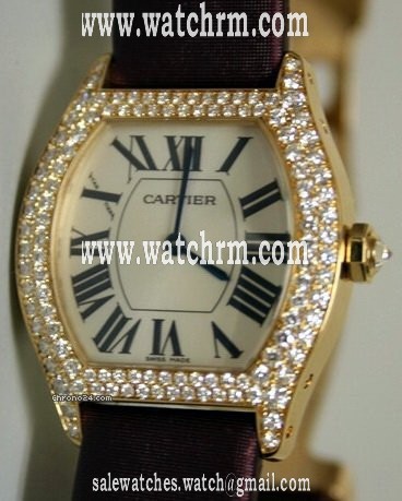 replica Cartier Tortue Ladies Yellow Gold WATCHES 1 