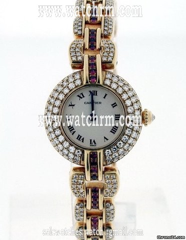 replica Cartier Colisee Ladies Diamond and Rubies WATCHES 1 