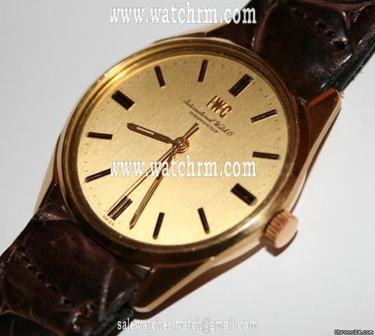 replica IWC 18 K Gold 35mm C89 mit Box& Krokoarmband WATCHES 1 