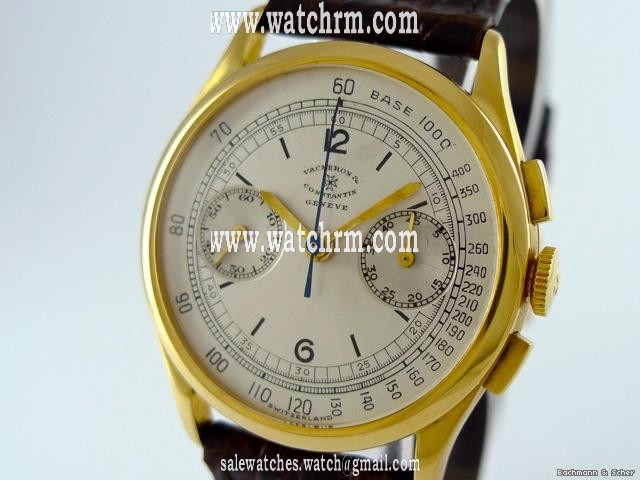 Vacheron Constantin Chronograph, 18k yellow gold