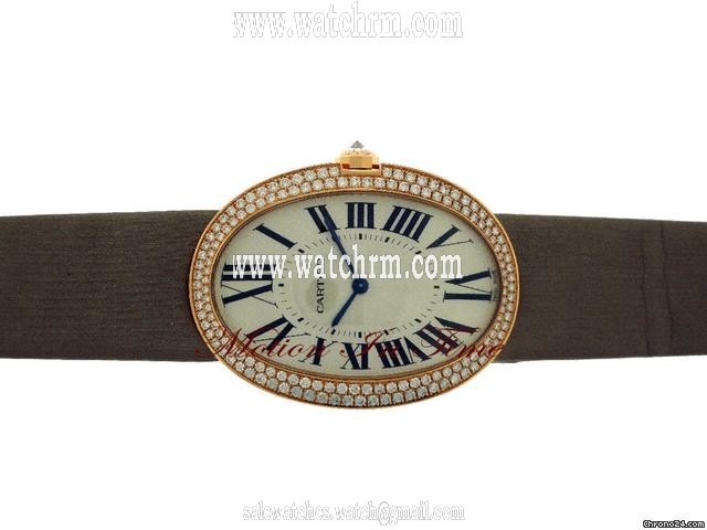 replica Cartier BAIGNOIRE 2011 ROSE GOLD DIAMOND LADIES' XL - RARE WATCHES 1 