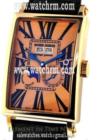 Roger Dubuis Much More Perpetual Calender Salmon Dial 18kt Rose 28 Units