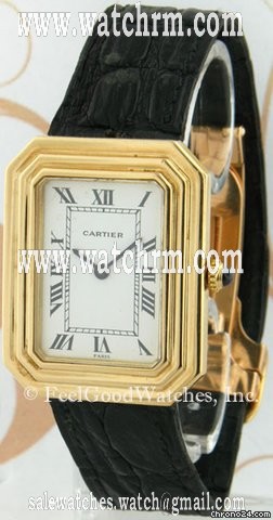 Cartier Octagonal Gent's, Yellow Gold