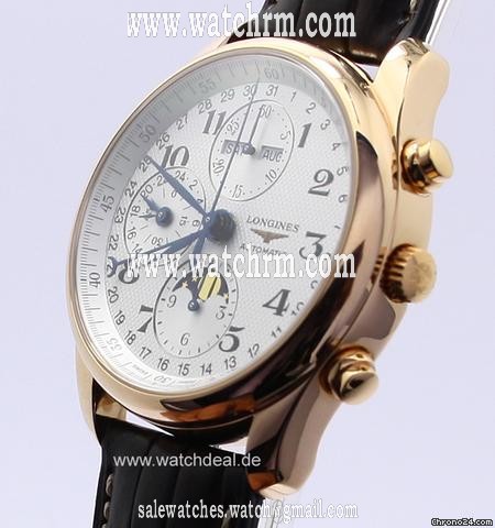 replica Longines Master Chronograph Mondphase NEU incl MWST B+P WATCHES 1 