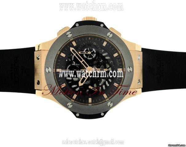 replica Hublot BIG BANG "AERO BANG" SKELETON ROSE GOLD LIMITED 500 PIECES WATCHES 1 