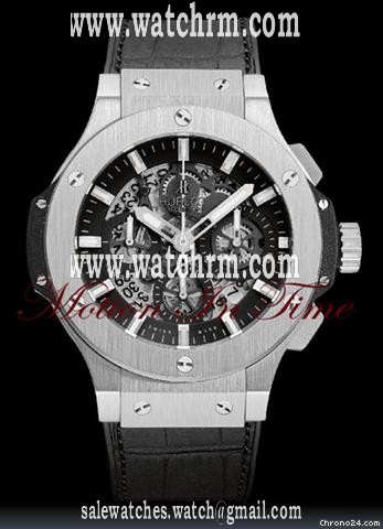 Hublot BIG BANG "AERO BANG" SKELETON STAINLESS STEEL WITH DATE
