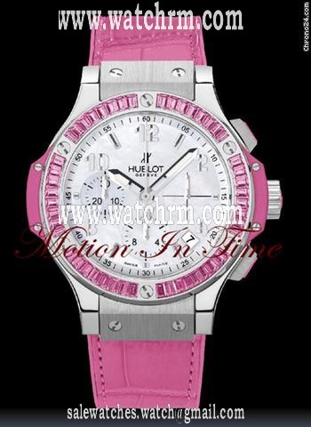 Hublot BIG BANG TUTTI FRUTTI "ROSE" w/ PINK SAPPHIRE BAGUETTES -NEW