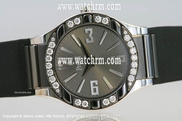 replica Piaget Polo 750 18 K Weissgold mit Brillanten Quarz WATCHES 1 