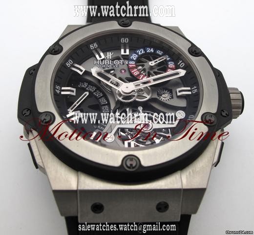 replica Hublot BIG BANG KING POWER TOURBILLON GMT ZIRCONIUM LIMITED 28 PCS WATCHES 1 