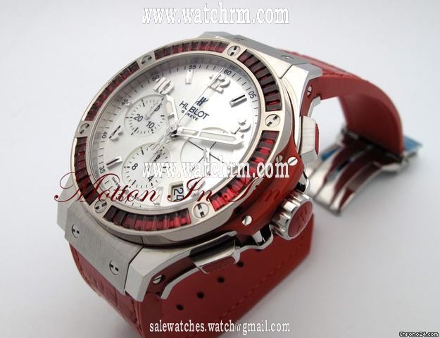 replica Hublot BIG BANG TUTTI FRUTTI "RED" w/ RED SPINELLE BAGUETTES -NEW WATCHES 1 
