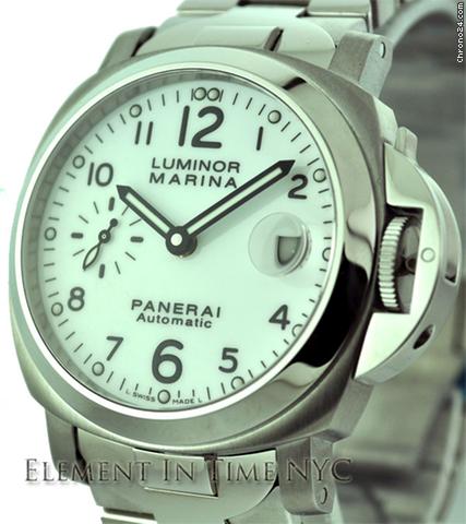 Panerai Luminor Marina 40mm White Dial PAM 51 NEW