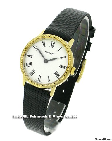 Movado in Gelbgold - Zenith Manufakturwerk (gebraucht)