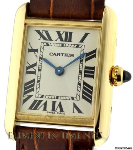 Cartier Tank Louis Yellow Gold Ladies